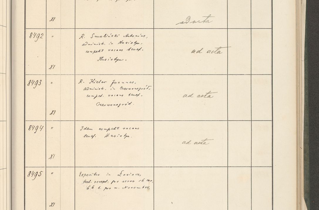 Zdjęcie nr 447 dla obiektu archiwalnego: Protocollum 1907 r.