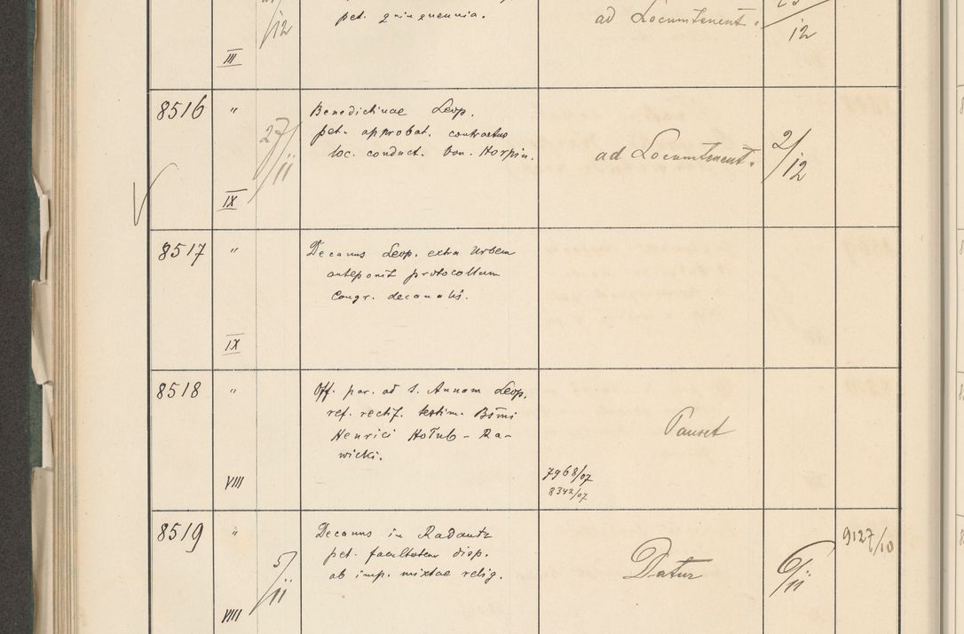 Zdjęcie nr 450 dla obiektu archiwalnego: Protocollum 1907 r.