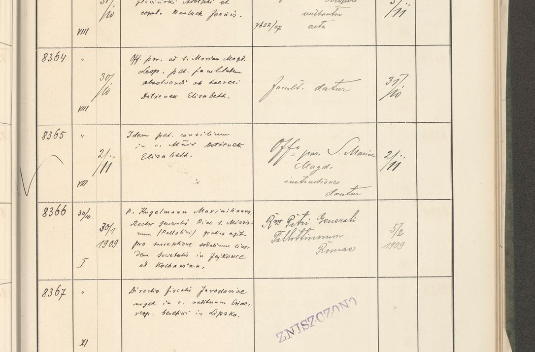 Zdjęcie nr 431 dla obiektu archiwalnego: Protocollum 1907 r.