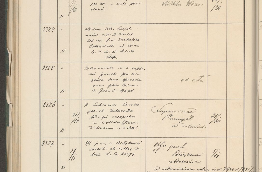 Zdjęcie nr 426 dla obiektu archiwalnego: Protocollum 1907 r.