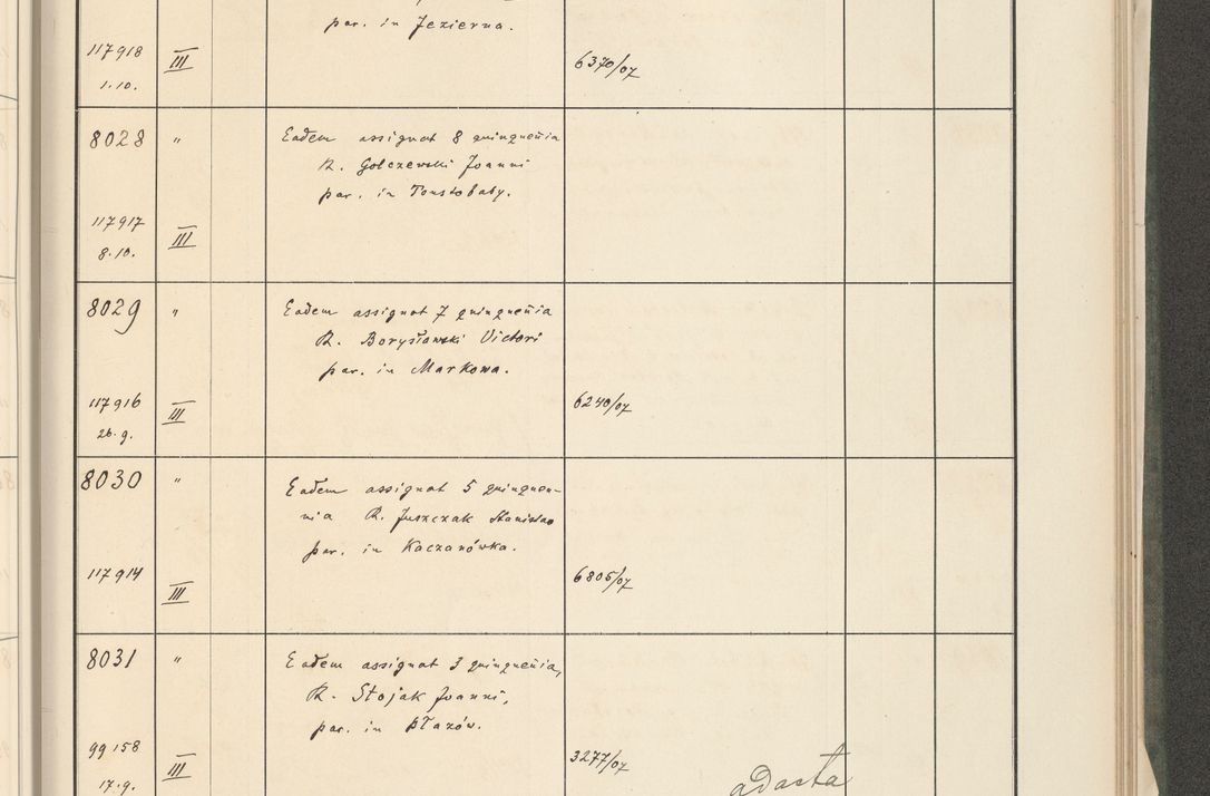 Zdjęcie nr 389 dla obiektu archiwalnego: Protocollum 1907 r.
