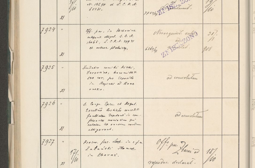 Zdjęcie nr 376 dla obiektu archiwalnego: Protocollum 1907 r.