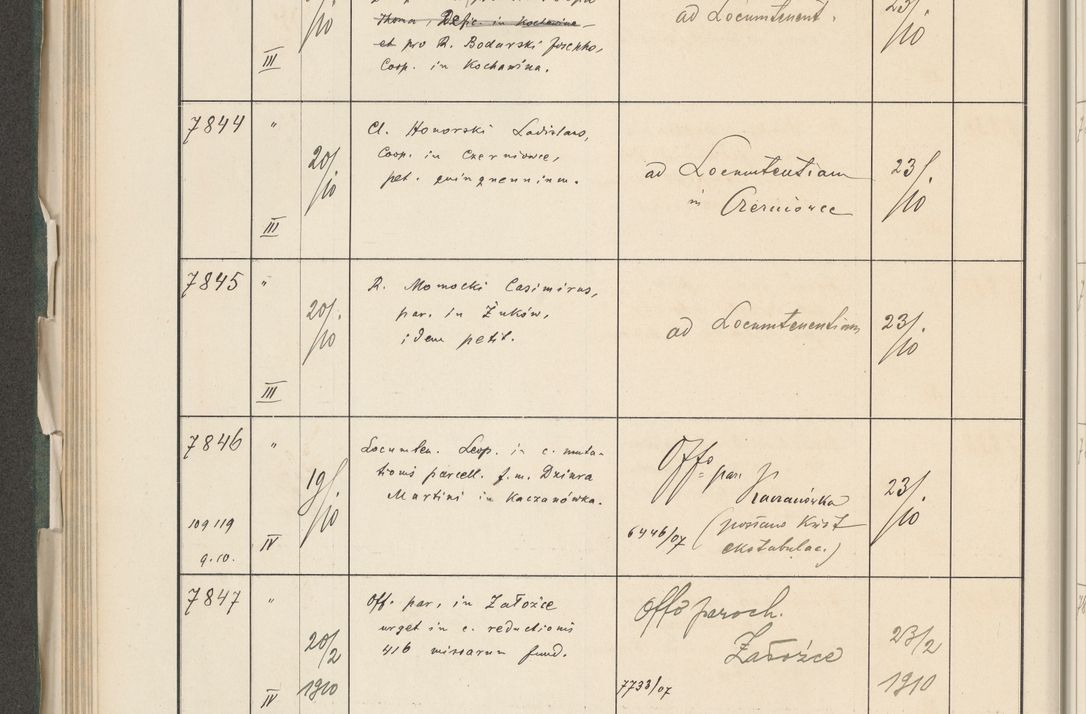 Zdjęcie nr 366 dla obiektu archiwalnego: Protocollum 1907 r.