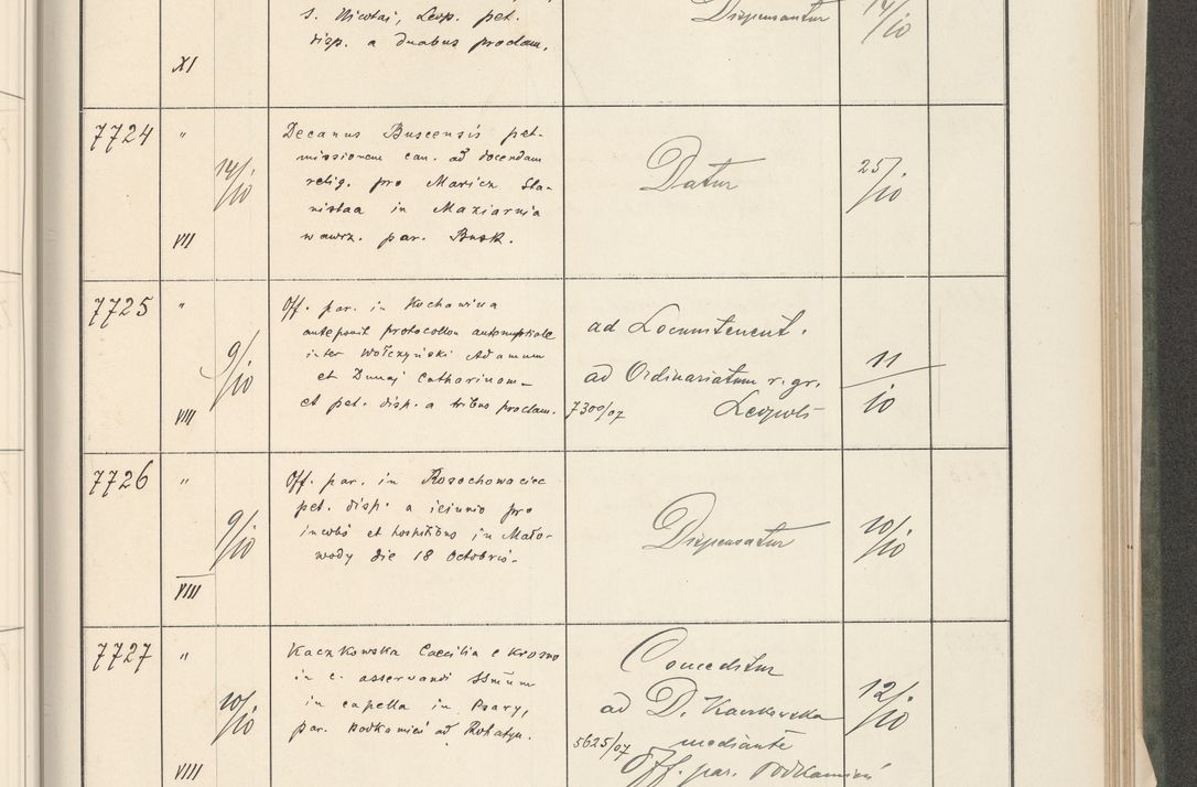 Zdjęcie nr 351 dla obiektu archiwalnego: Protocollum 1907 r.