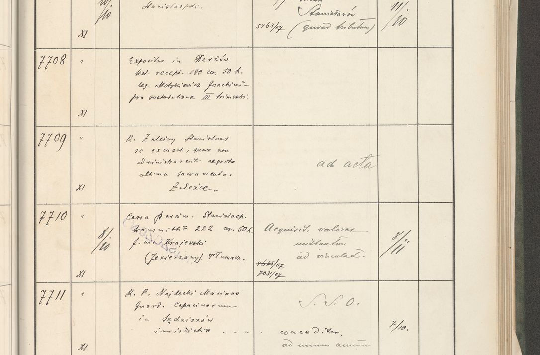 Zdjęcie nr 349 dla obiektu archiwalnego: Protocollum 1907 r.