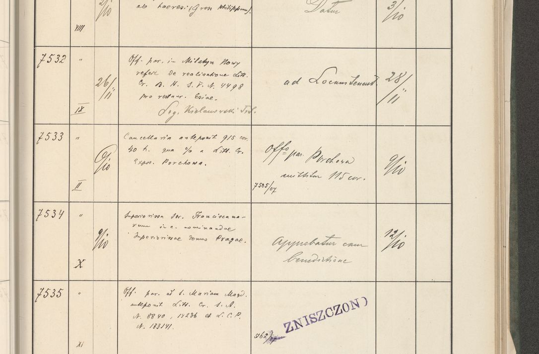 Zdjęcie nr 327 dla obiektu archiwalnego: Protocollum 1907 r.