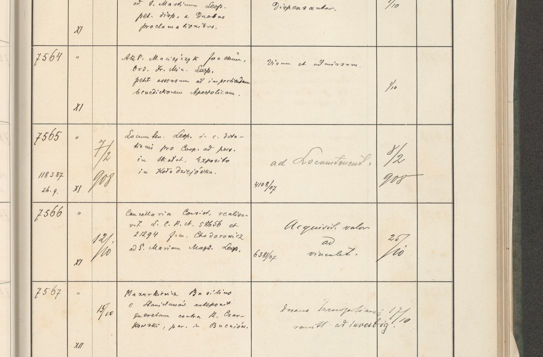 Zdjęcie nr 331 dla obiektu archiwalnego: Protocollum 1907 r.