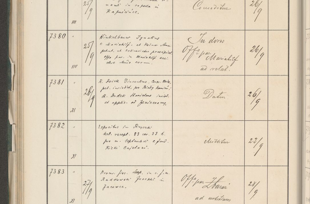 Zdjęcie nr 308 dla obiektu archiwalnego: Protocollum 1907 r.