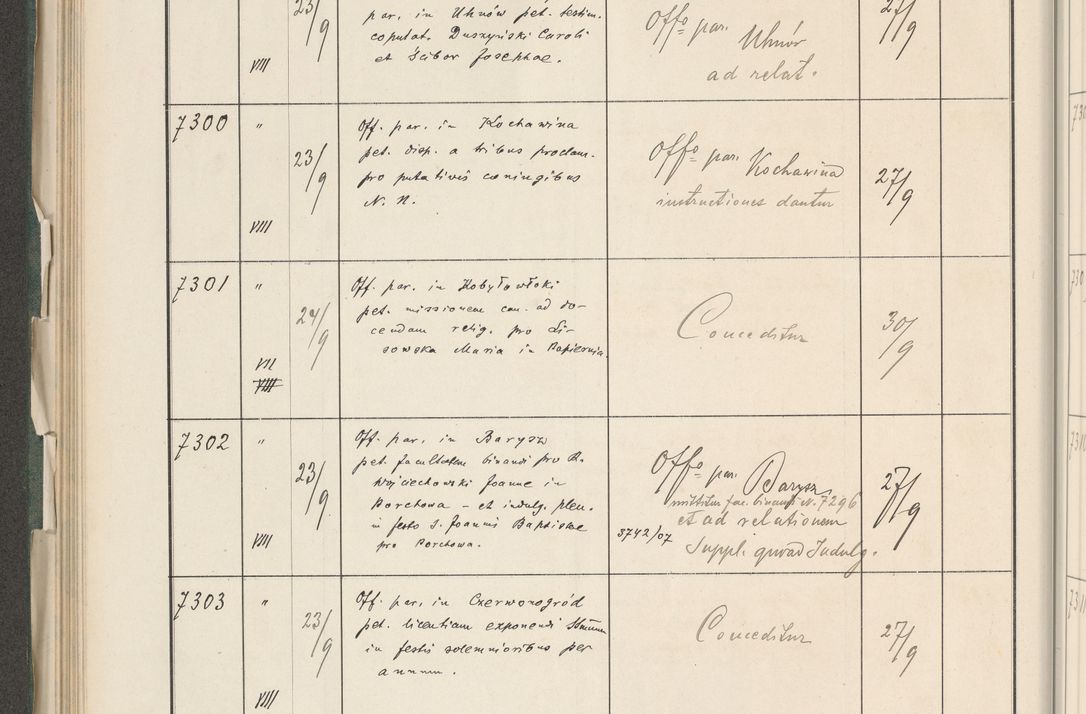 Zdjęcie nr 298 dla obiektu archiwalnego: Protocollum 1907 r.