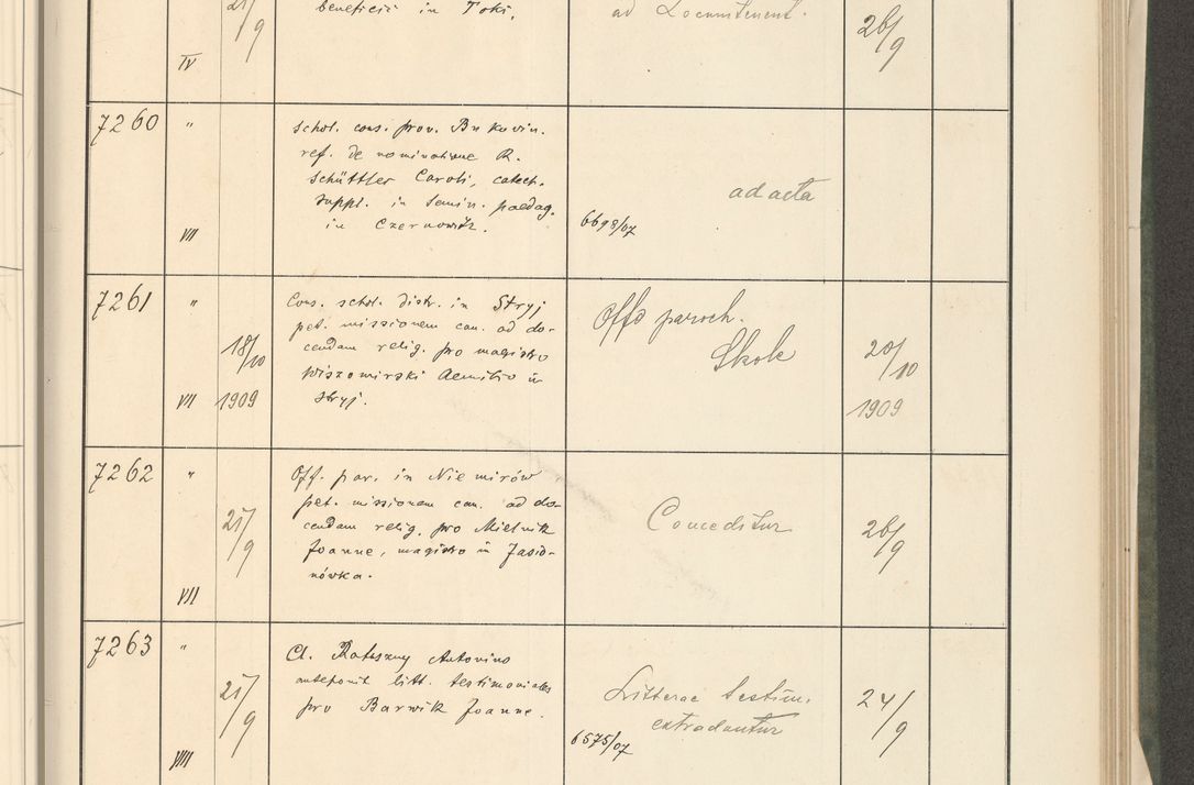Zdjęcie nr 293 dla obiektu archiwalnego: Protocollum 1907 r.