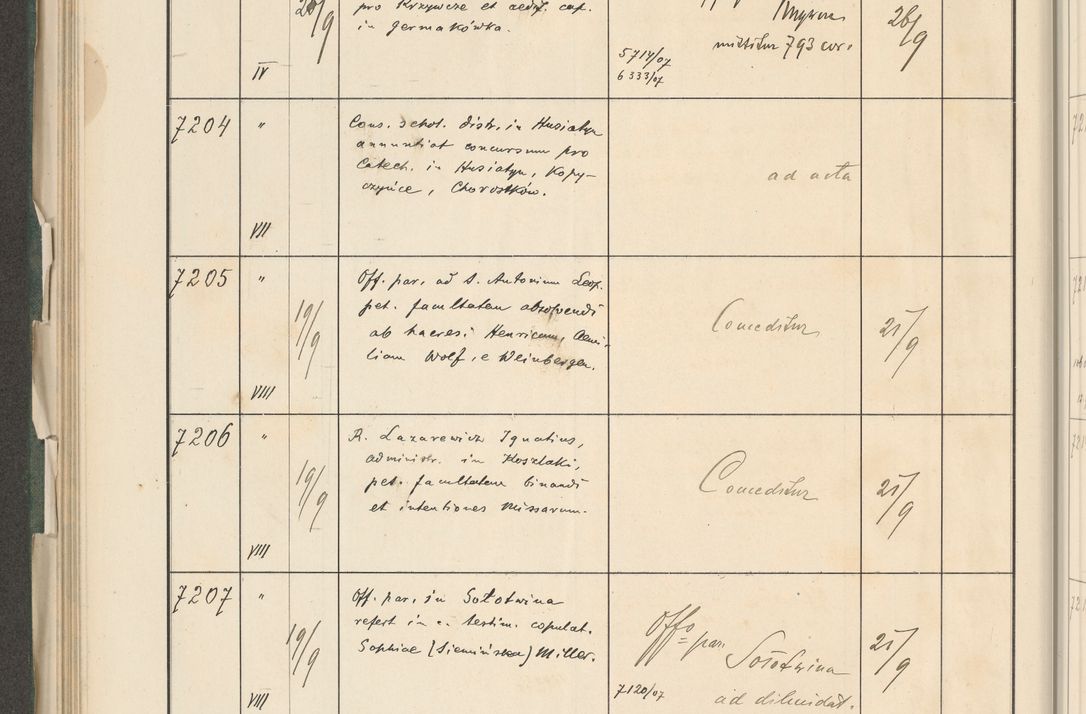 Zdjęcie nr 286 dla obiektu archiwalnego: Protocollum 1907 r.