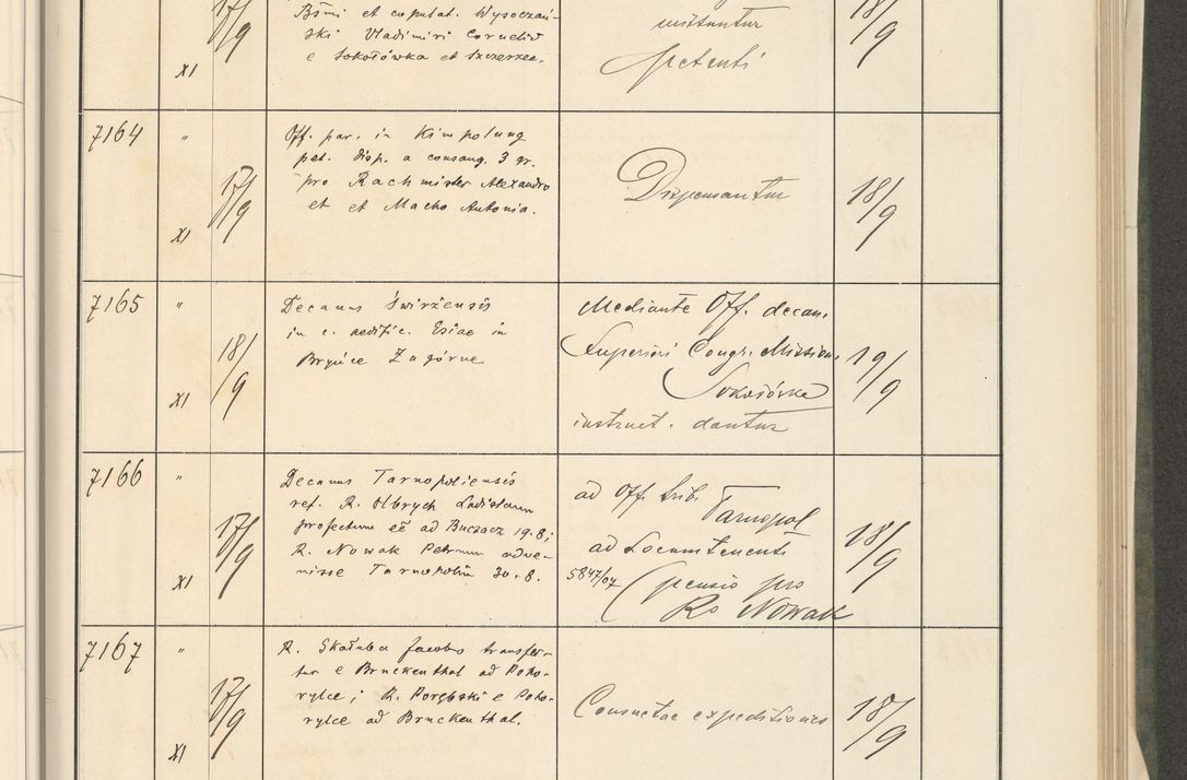 Zdjęcie nr 281 dla obiektu archiwalnego: Protocollum 1907 r.