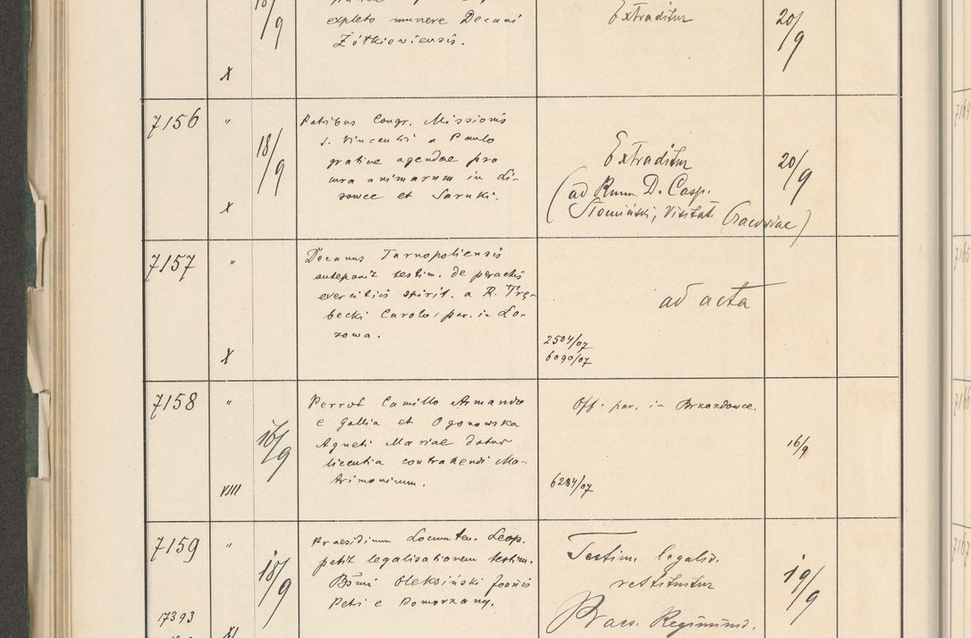 Zdjęcie nr 280 dla obiektu archiwalnego: Protocollum 1907 r.