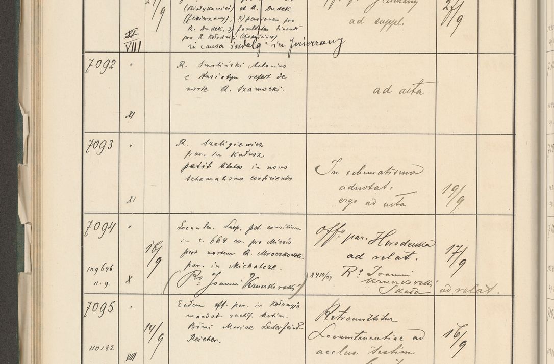 Zdjęcie nr 272 dla obiektu archiwalnego: Protocollum 1907 r.