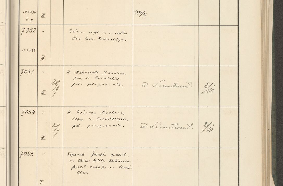Zdjęcie nr 267 dla obiektu archiwalnego: Protocollum 1907 r.