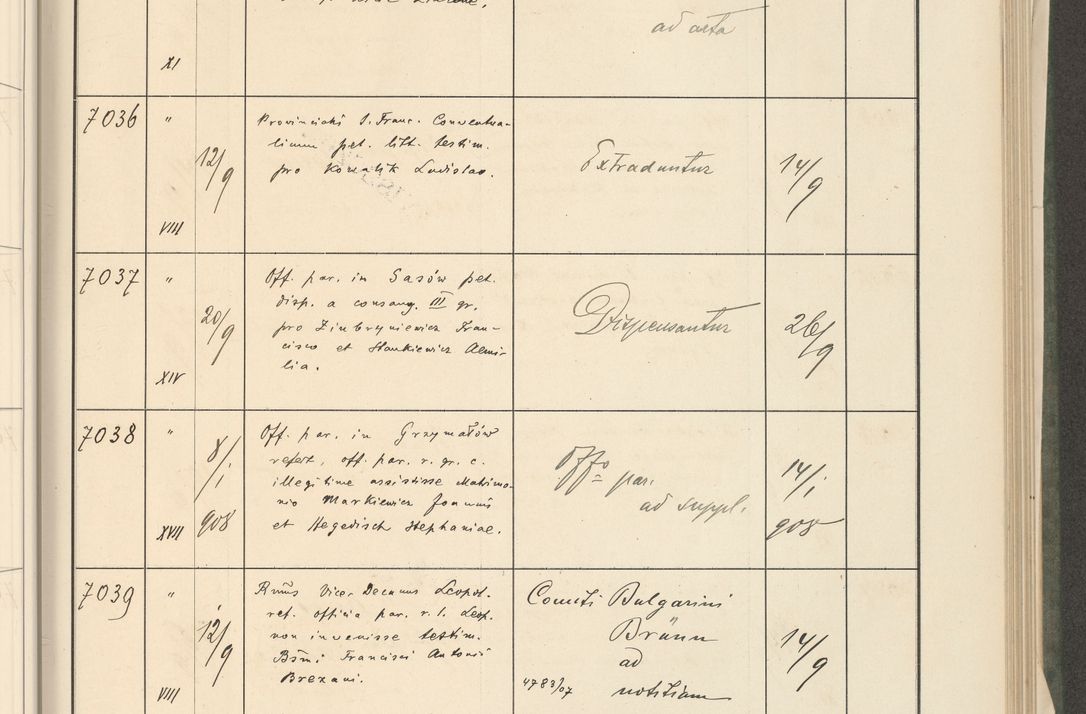 Zdjęcie nr 265 dla obiektu archiwalnego: Protocollum 1907 r.