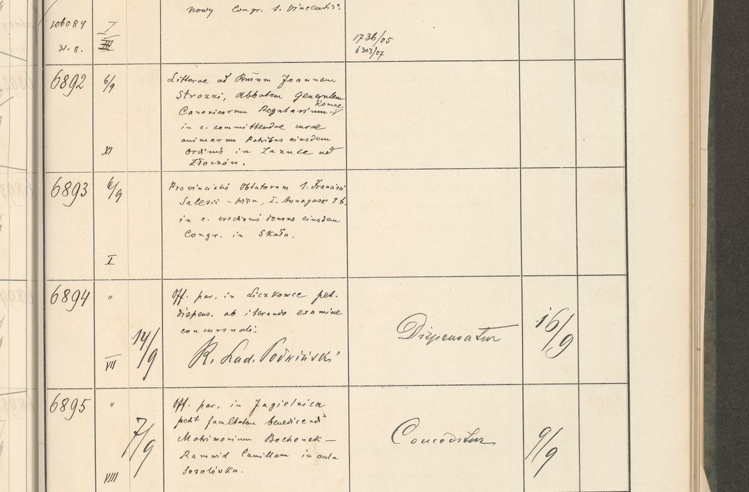 Zdjęcie nr 247 dla obiektu archiwalnego: Protocollum 1907 r.
