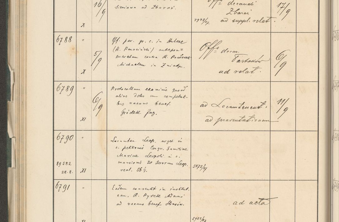 Zdjęcie nr 234 dla obiektu archiwalnego: Protocollum 1907 r.