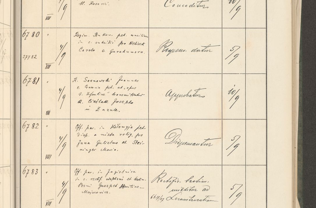 Zdjęcie nr 233 dla obiektu archiwalnego: Protocollum 1907 r.