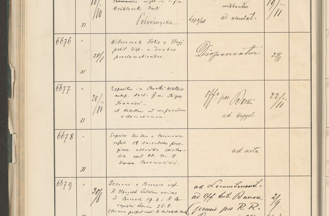 Zdjęcie nr 220 dla obiektu archiwalnego: Protocollum 1907 r.