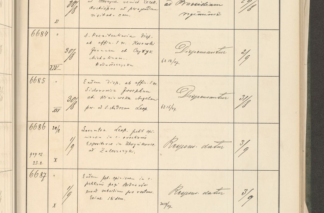 Zdjęcie nr 221 dla obiektu archiwalnego: Protocollum 1907 r.