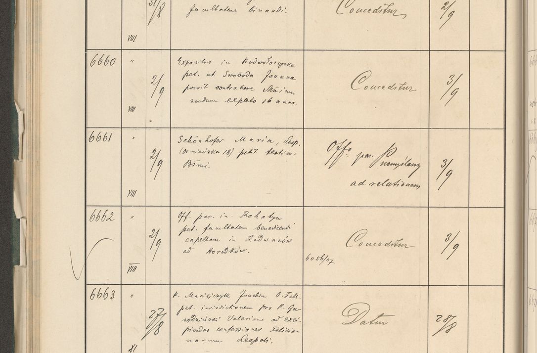 Zdjęcie nr 218 dla obiektu archiwalnego: Protocollum 1907 r.