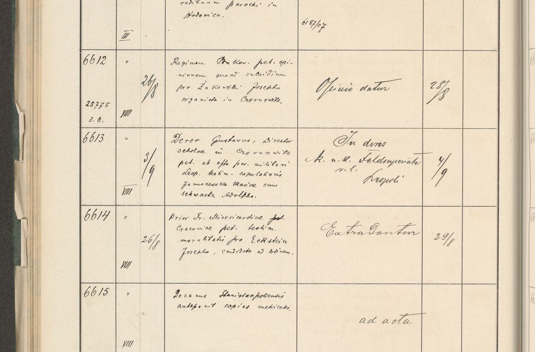 Zdjęcie nr 212 dla obiektu archiwalnego: Protocollum 1907 r.