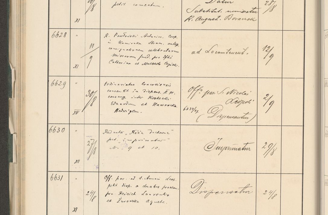 Zdjęcie nr 214 dla obiektu archiwalnego: Protocollum 1907 r.