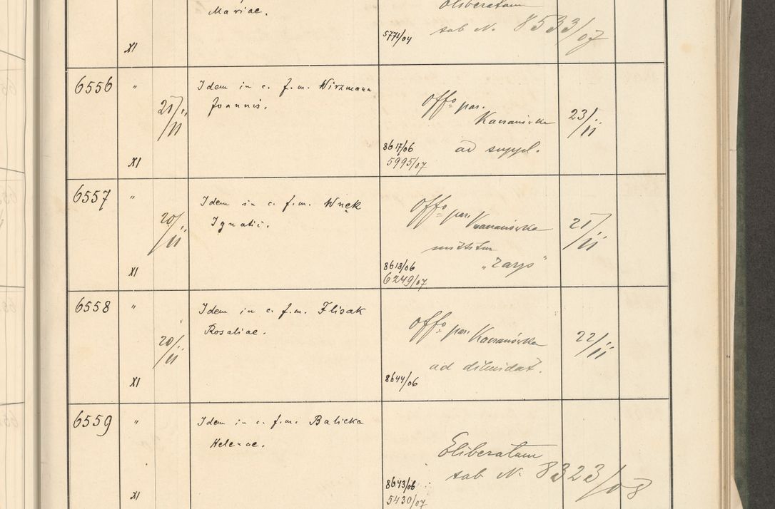 Zdjęcie nr 205 dla obiektu archiwalnego: Protocollum 1907 r.