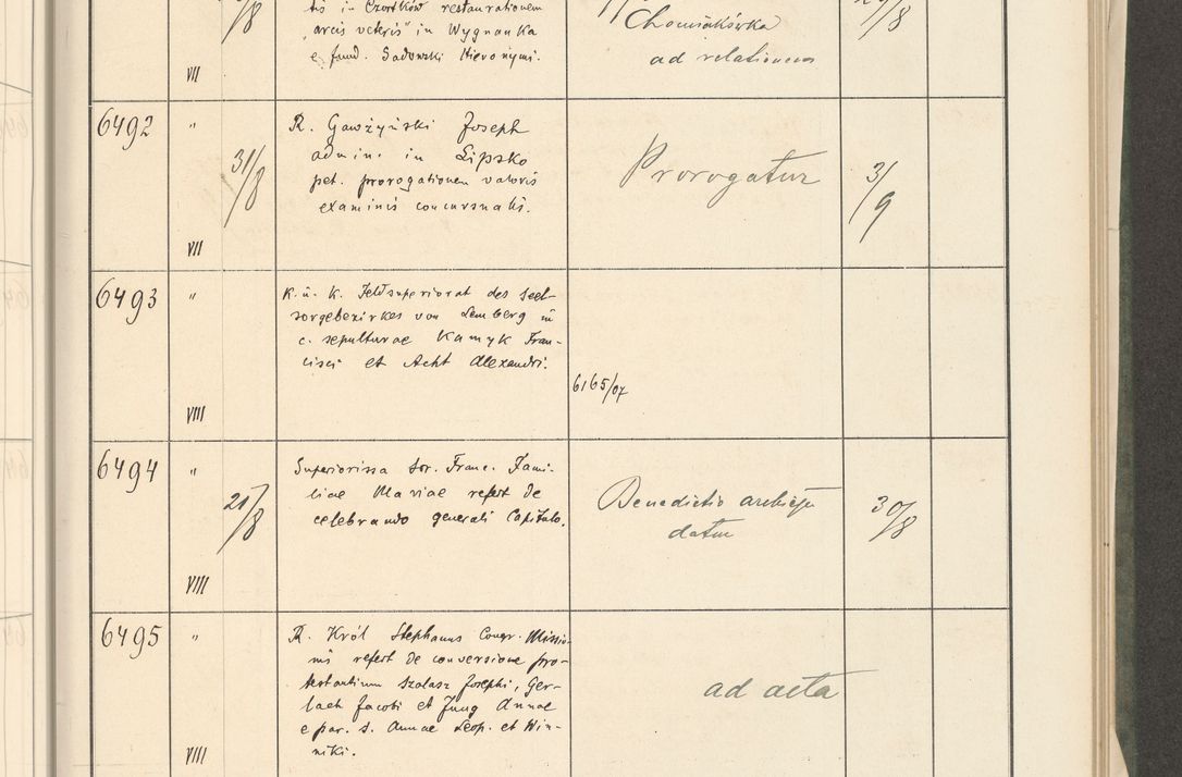 Zdjęcie nr 197 dla obiektu archiwalnego: Protocollum 1907 r.