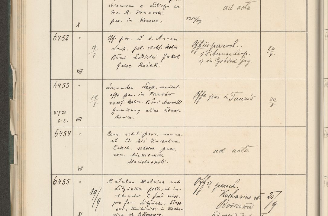 Zdjęcie nr 192 dla obiektu archiwalnego: Protocollum 1907 r.