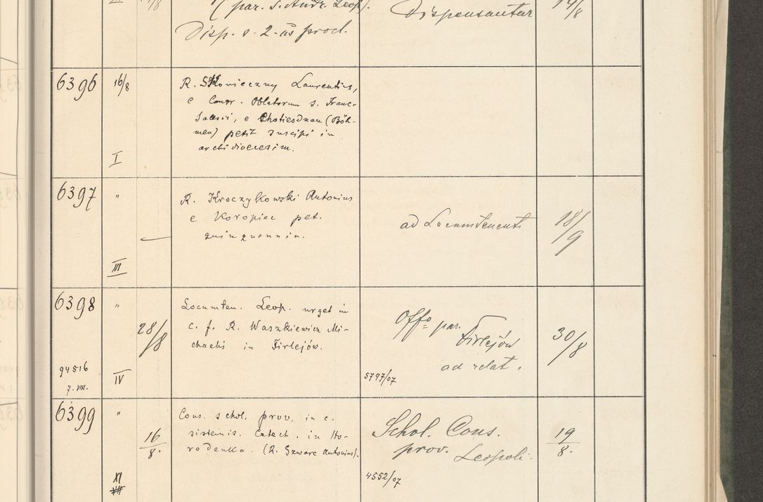 Zdjęcie nr 185 dla obiektu archiwalnego: Protocollum 1907 r.