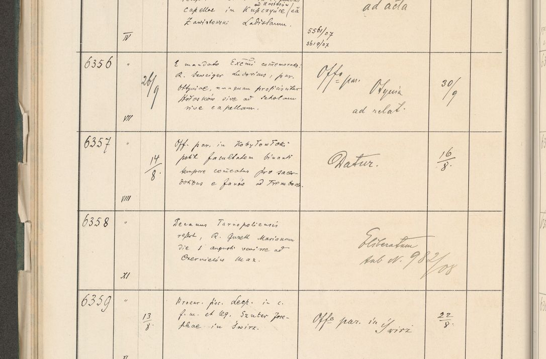 Zdjęcie nr 180 dla obiektu archiwalnego: Protocollum 1907 r.
