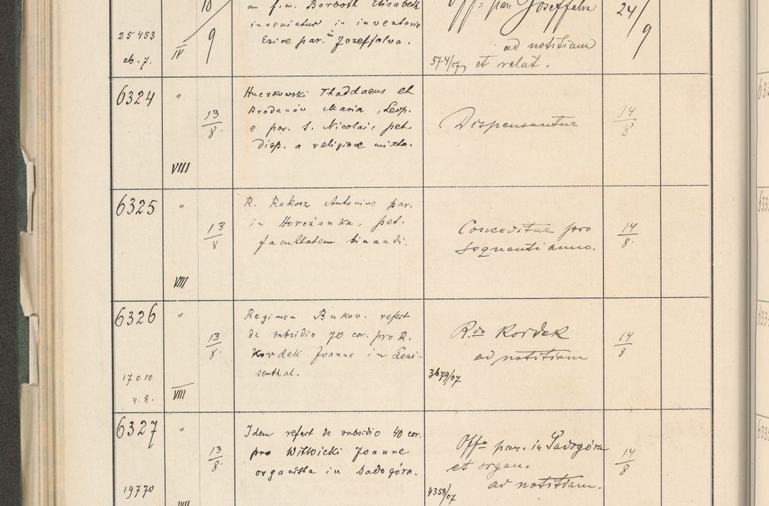 Zdjęcie nr 176 dla obiektu archiwalnego: Protocollum 1907 r.