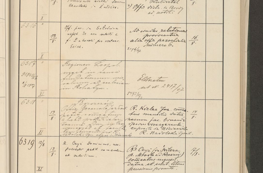 Zdjęcie nr 175 dla obiektu archiwalnego: Protocollum 1907 r.