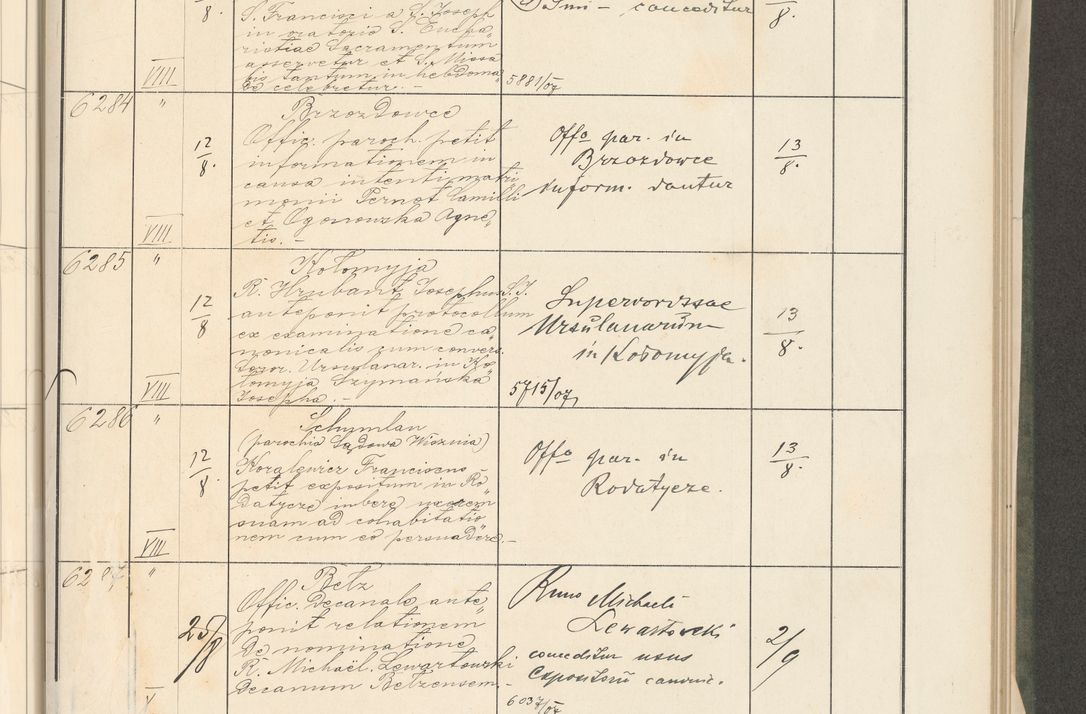 Zdjęcie nr 171 dla obiektu archiwalnego: Protocollum 1907 r.