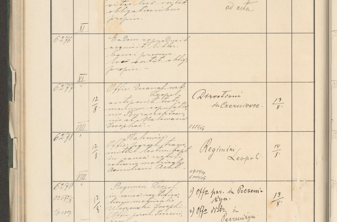 Zdjęcie nr 170 dla obiektu archiwalnego: Protocollum 1907 r.