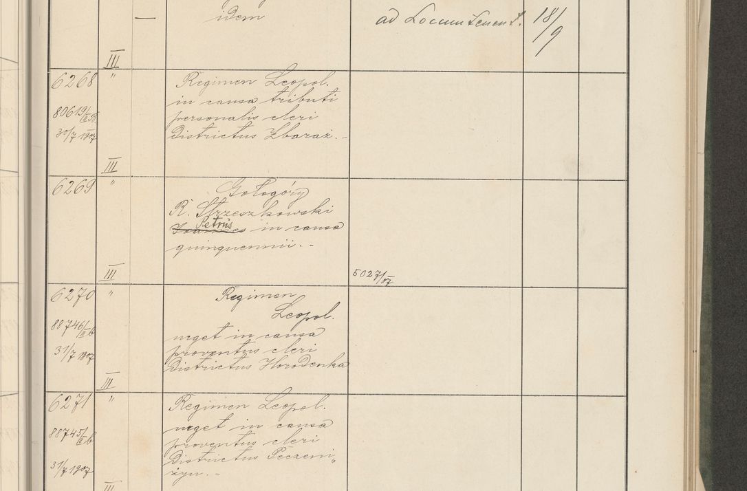 Zdjęcie nr 169 dla obiektu archiwalnego: Protocollum 1907 r.
