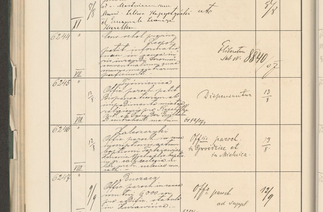 Zdjęcie nr 166 dla obiektu archiwalnego: Protocollum 1907 r.