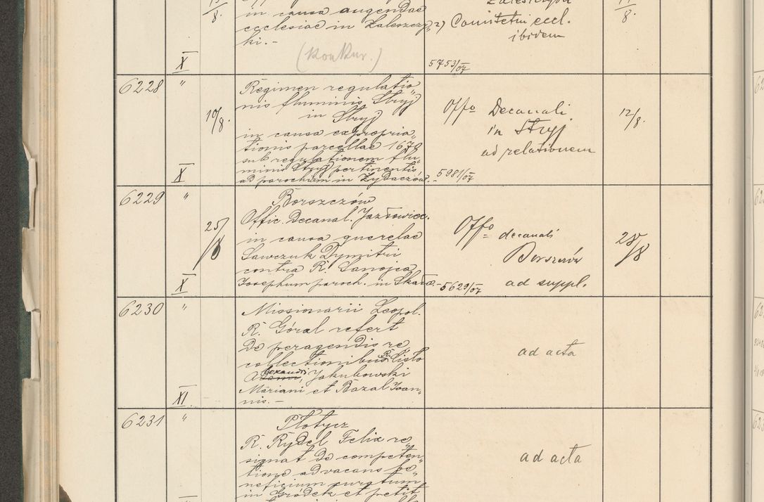 Zdjęcie nr 164 dla obiektu archiwalnego: Protocollum 1907 r.