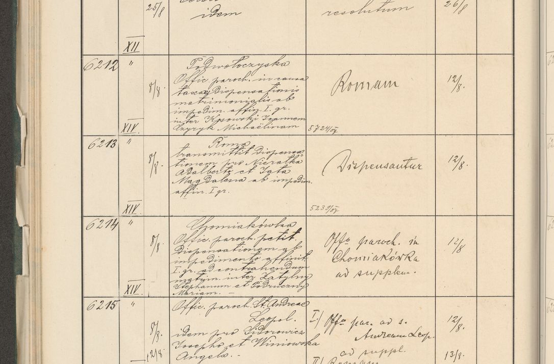 Zdjęcie nr 162 dla obiektu archiwalnego: Protocollum 1907 r.