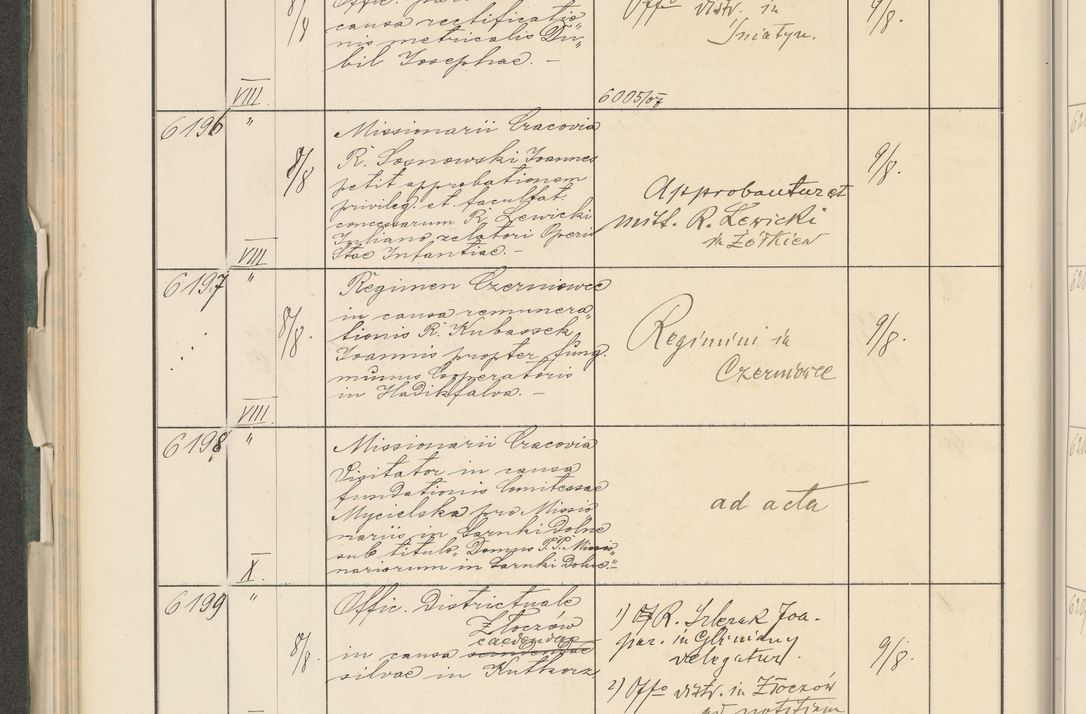 Zdjęcie nr 160 dla obiektu archiwalnego: Protocollum 1907 r.