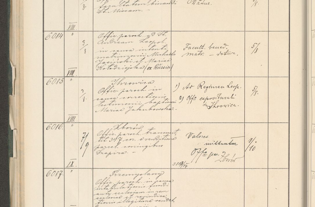 Zdjęcie nr 146 dla obiektu archiwalnego: Protocollum 1907 r.