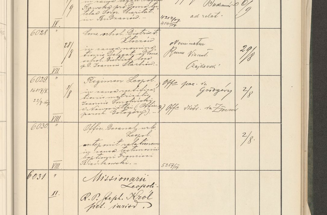 Zdjęcie nr 139 dla obiektu archiwalnego: Protocollum 1907 r.