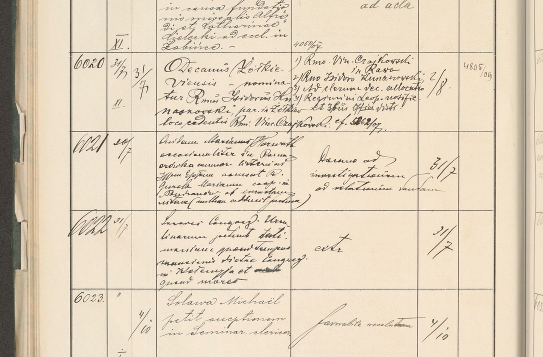 Zdjęcie nr 138 dla obiektu archiwalnego: Protocollum 1907 r.