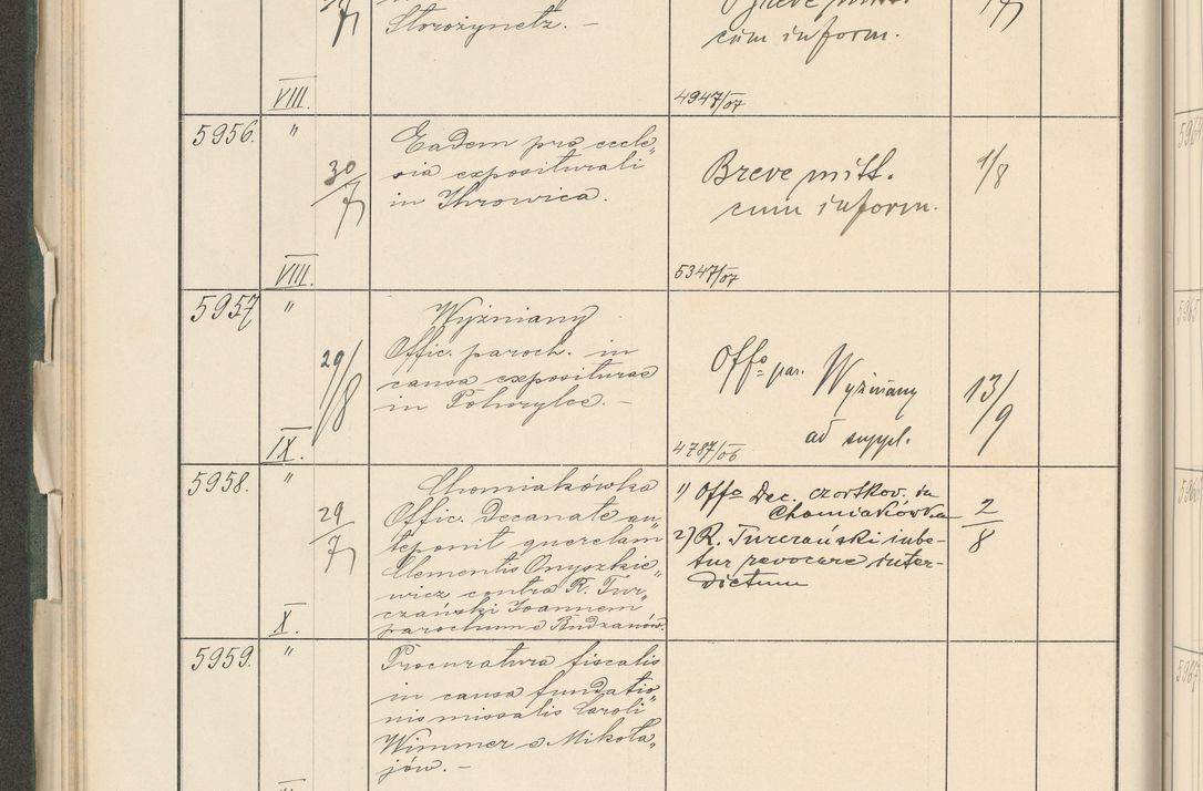 Zdjęcie nr 130 dla obiektu archiwalnego: Protocollum 1907 r.