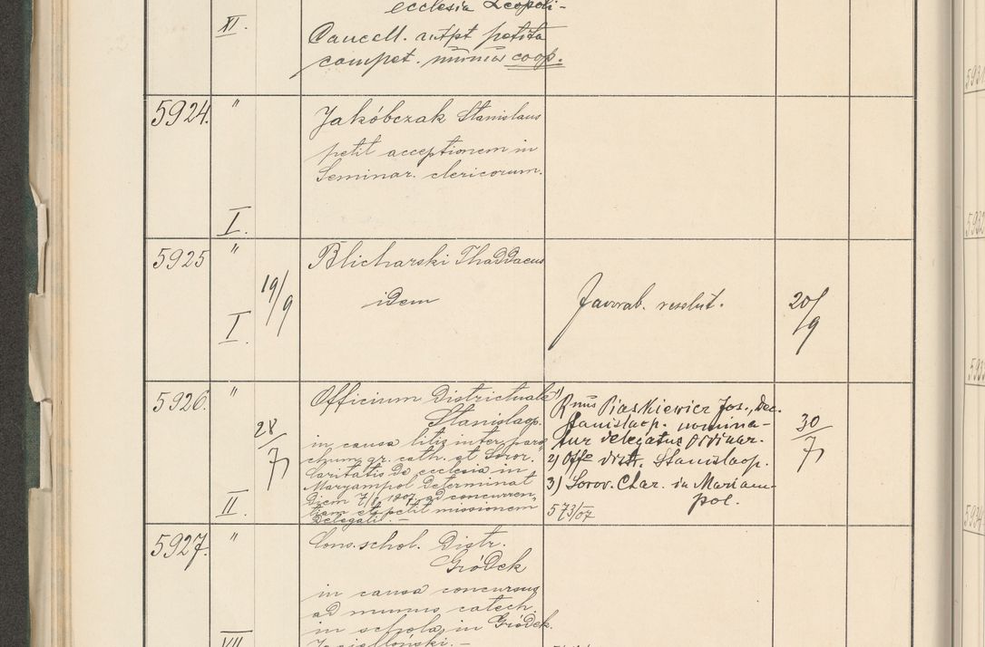 Zdjęcie nr 126 dla obiektu archiwalnego: Protocollum 1907 r.