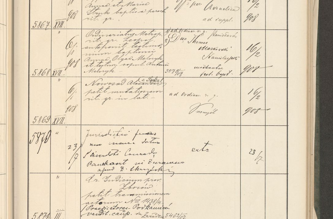 Zdjęcie nr 119 dla obiektu archiwalnego: Protocollum 1907 r.
