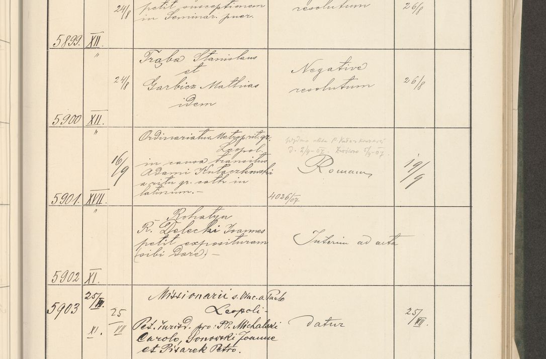 Zdjęcie nr 123 dla obiektu archiwalnego: Protocollum 1907 r.