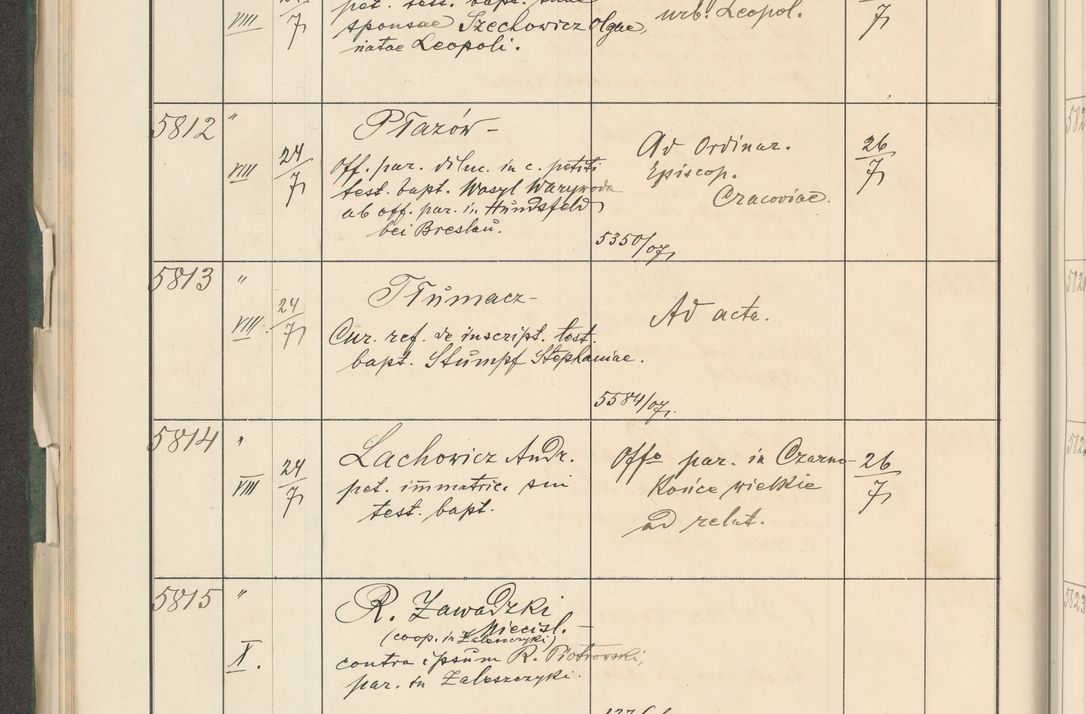 Zdjęcie nr 112 dla obiektu archiwalnego: Protocollum 1907 r.